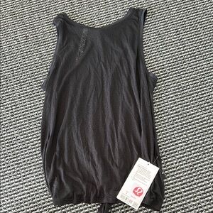 lululemon athletica Meet Halfway Black Tank Size 8